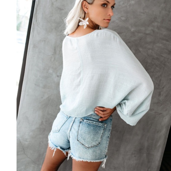 AGATA Tie Front Top - Picture 7 of 8